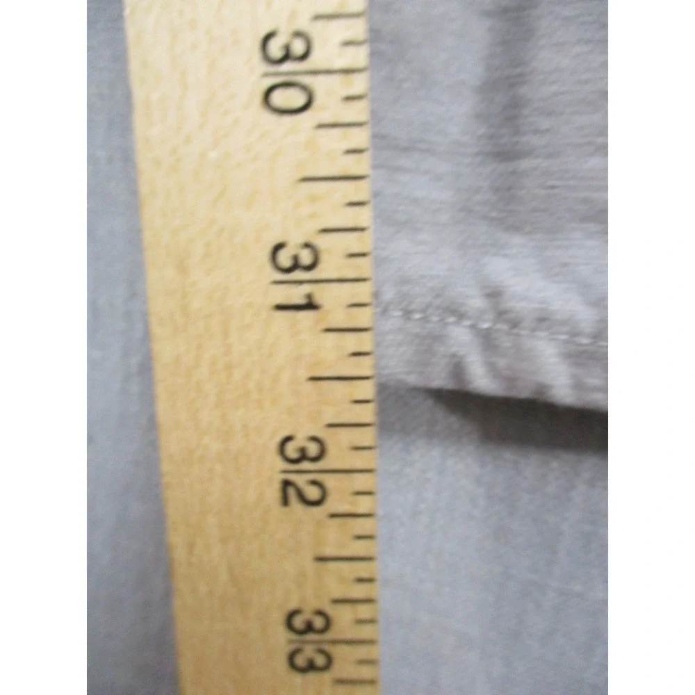 Banana Republic‎ Mens Straight Fit Gray Twill Pants Jeans 34x32